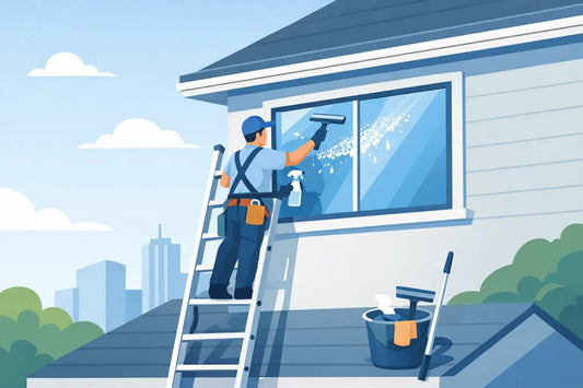 How to Clean Second Storey Windows Safely