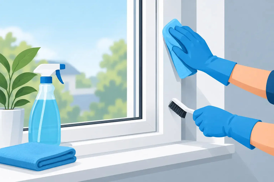How to Clean Window Frames Without Damage