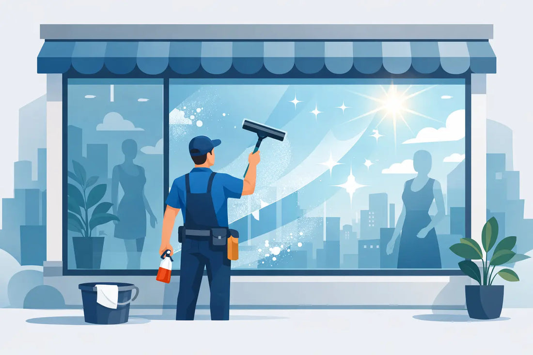 How to Keep Shop Windows Spotless All Year