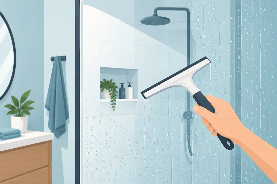 How to Use a Shower Squeegee for Clearer Glass
