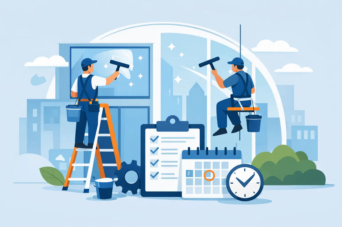 A Window Cleaning Maintenance Plan That Lasts