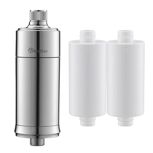 Wheelton shower filter and replacement cartridge bundle