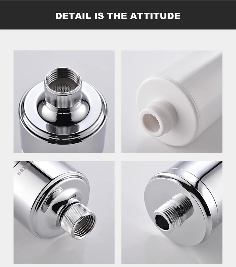 Wheelton Shower Filter Replacement Cartridges -(3 pack) Chlorine & Heavy Metal Reduction