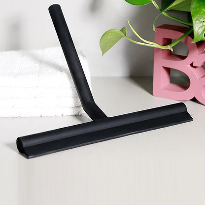 Matte Black Silicone Shower Squeegee