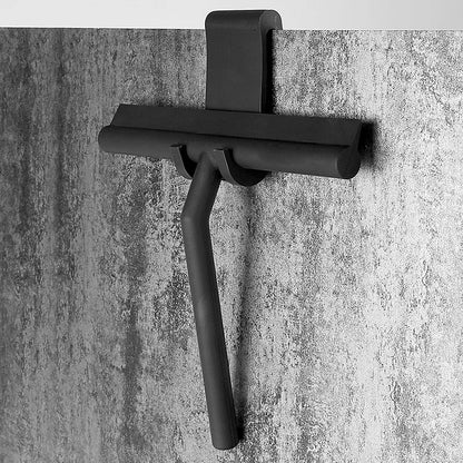 Matte Black Silicone Shower Squeegee