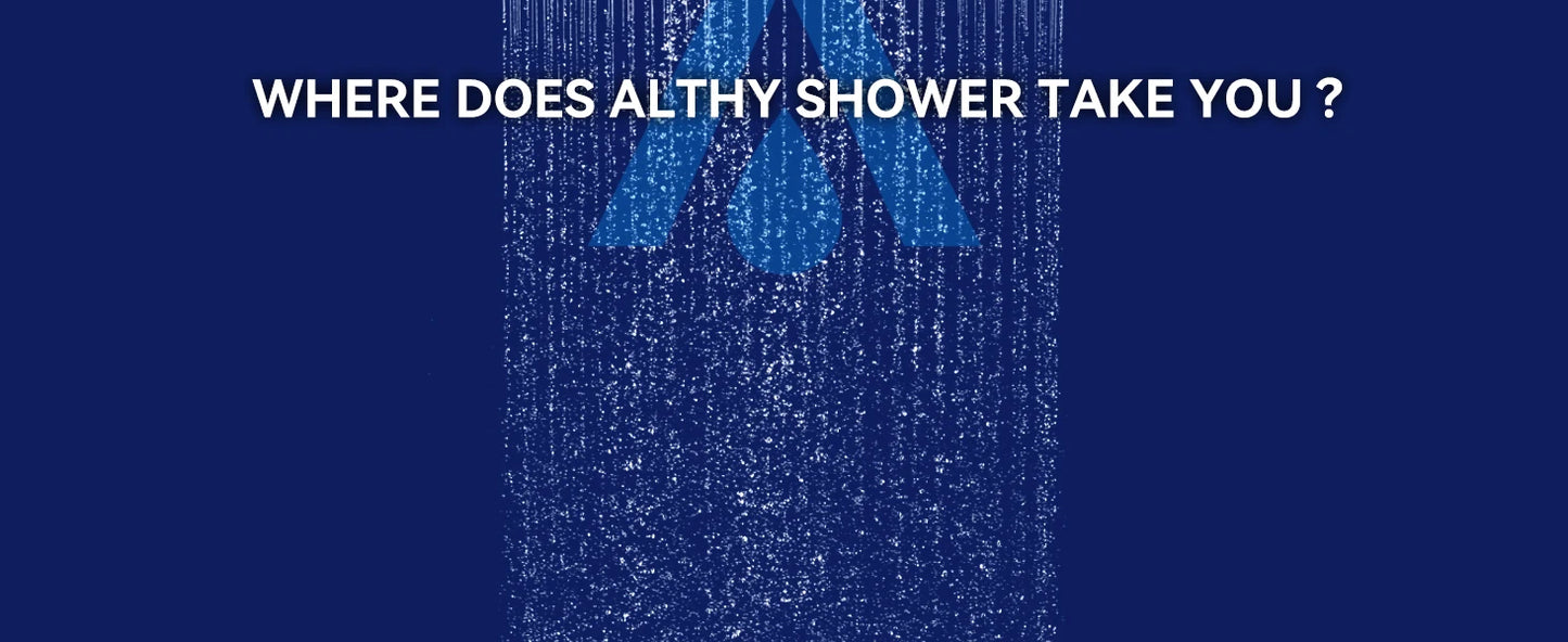 ALTHY Vitamin C Revitalizing Shower Water Filter - Reduces Chlorine Heavy Metal - Improves Dry Itchy Skin, Hair Dandruff, Eczema