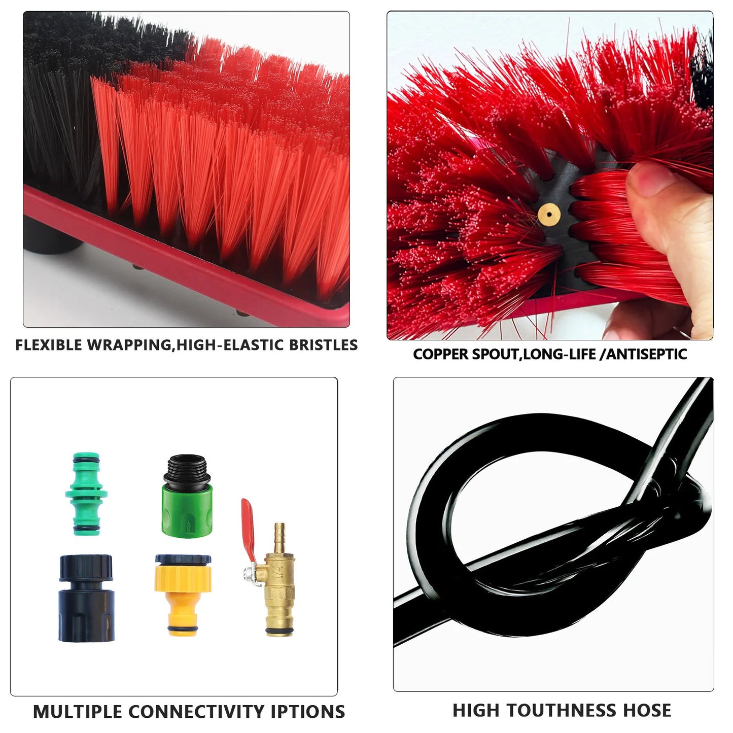 36ft Water Fed Window Cleaning System- Professional Exterior Cleaning Kit