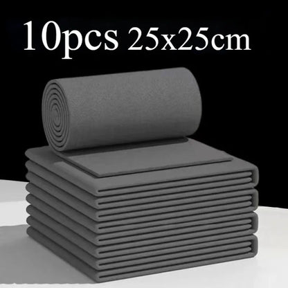 Streak-Free Microfiber Cleaning Cloths - (10) pack